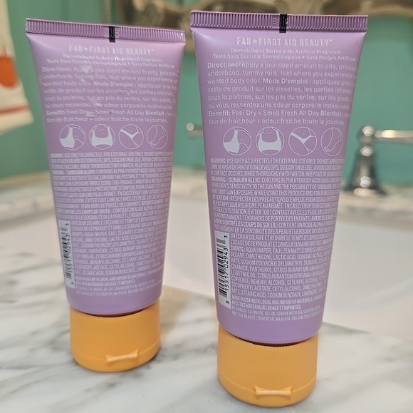 2 - First Aid Beauty FAB  Whole Body Deodorant Cream Fresh Citrus - Picture 2 of 6